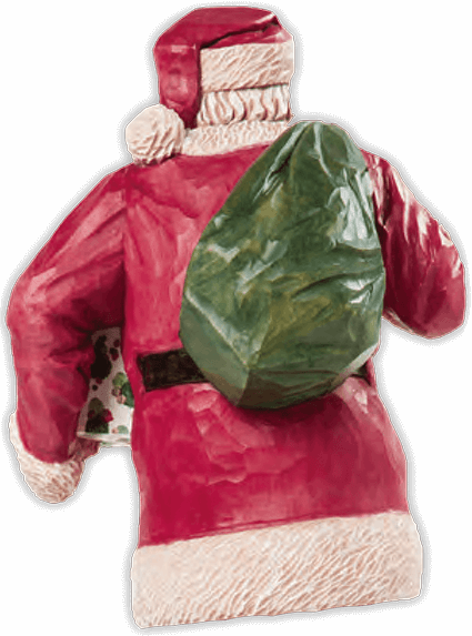 Carve a Realistic Santa Toy Sack