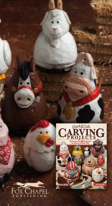 Author Lori Dickie Quick & Cute Carving Projects Book