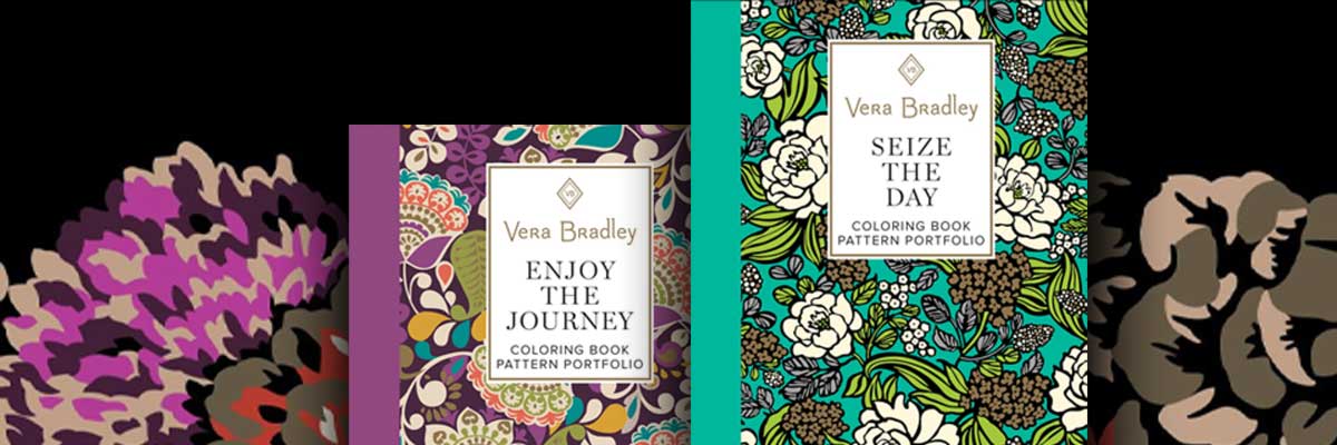 Vera Bradley Designs Coloring Book Set