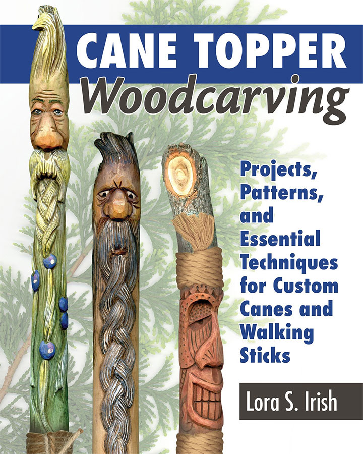 Cane Topper Woodcarving - Wood Carving Book
