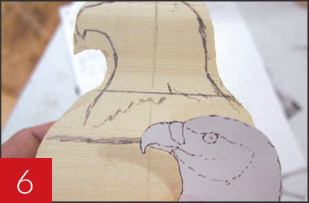 Wooden Eagle Carving - Step 06