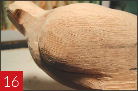 Wooden Eagle Carving - Step 16