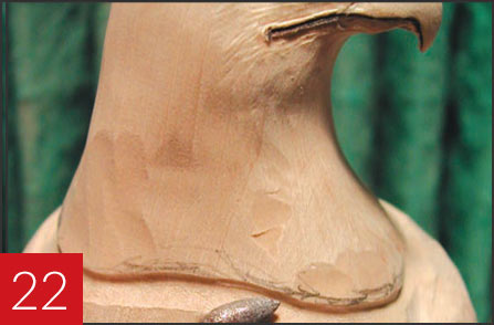Wooden Eagle Carving - Step 22