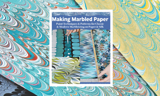 NEW PAPER MARBLING BOOK — FIRST OF ITS KIND — BY MINNESOTA CENTER FOR BOOK ARTS TEACHER