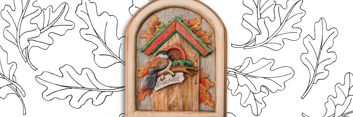 Free Wood Carving Design: Fall Birdhouse Pattern