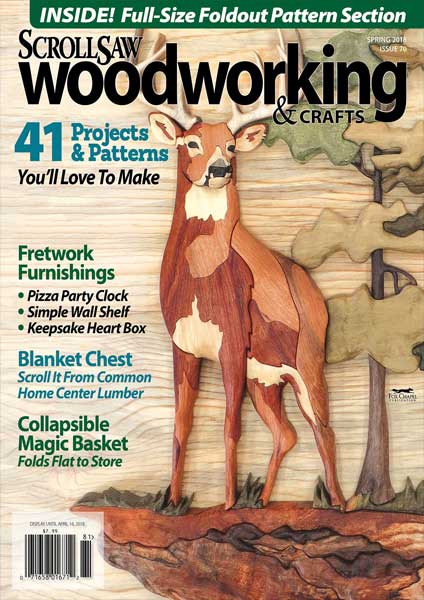 Scroll Saw Woodworking & Crafts Issue 70 Spring 2018