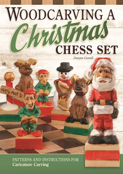 Woodcarving a Christmas Chess Set by Dwayne Gosnell
