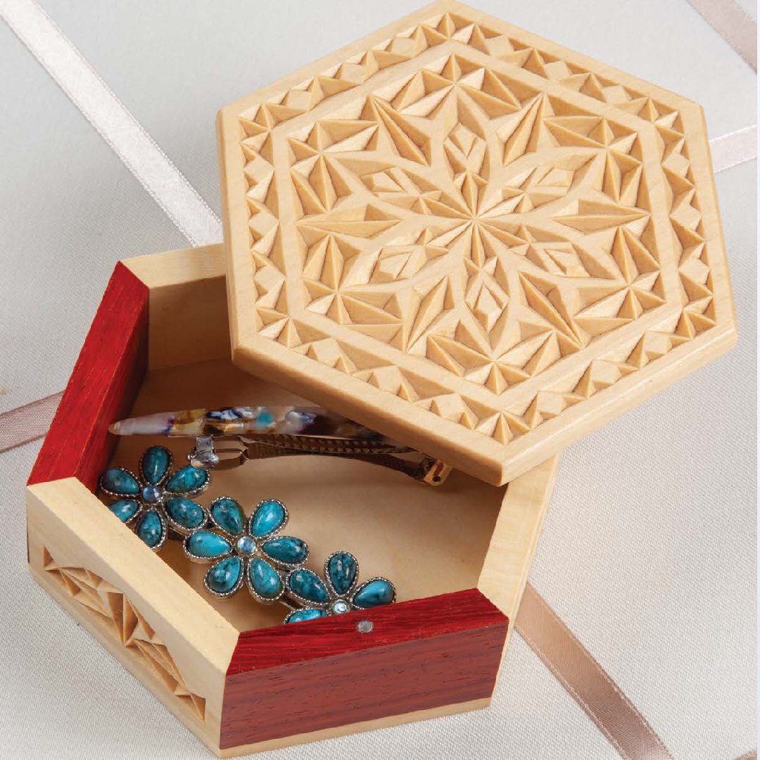 wood carving box pattern