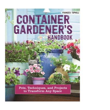 Container garden with greenery book