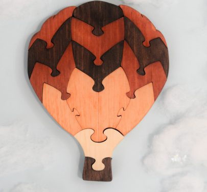 Scroll Saw This Easy and Dreamy Hot-Air Balloon Puzzle